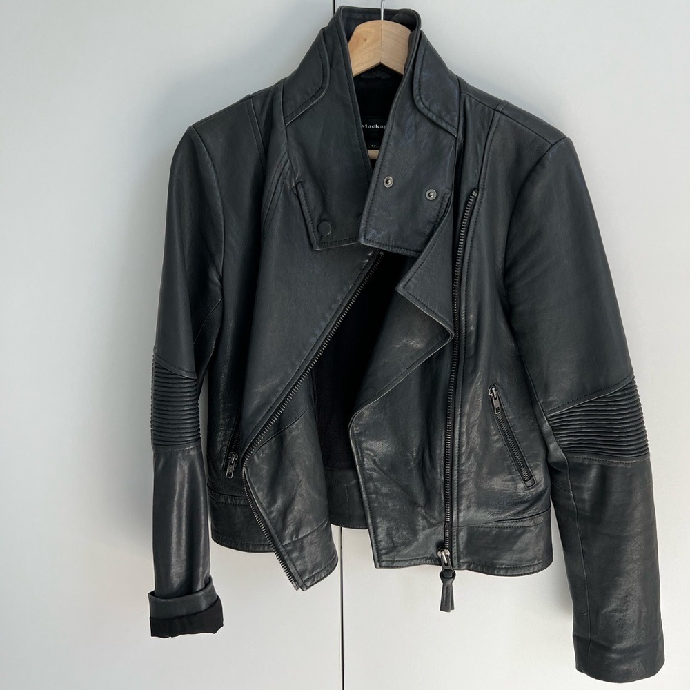 Mackage Leather Moto Jacket